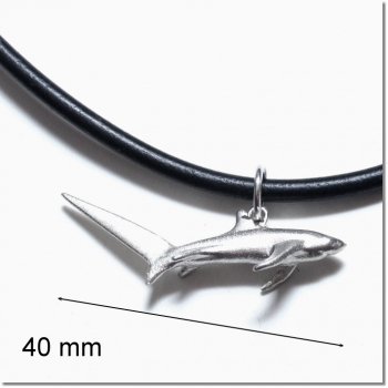 Fuchshai, klein, silber